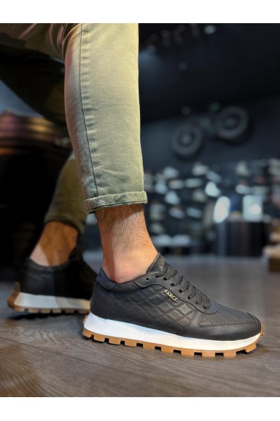 Knack Günlük Ayakkabı 002 Kapitone Siyah