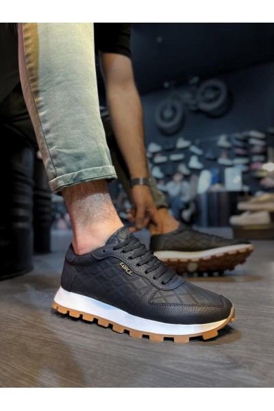 Knack Günlük Ayakkabı 002 Kapitone Siyah