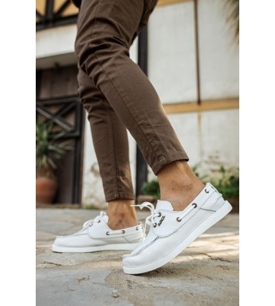 Knack Mevsimlik Keten Ayakkabı 008 Beyaz Knack Mevsimlik Keten Ayakkabı 008 Beyaz