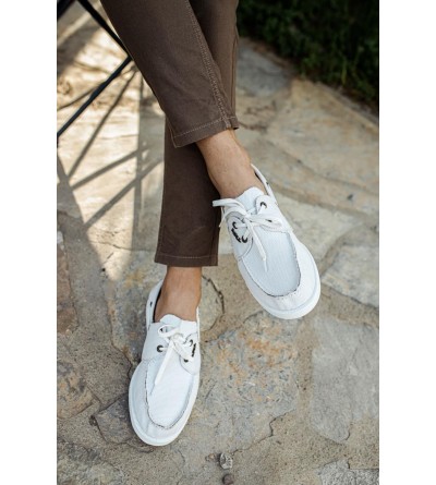 Knack Mevsimlik Keten Ayakkabı 008 Beyaz Knack Mevsimlik Keten Ayakkabı 008 Beyaz