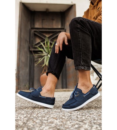 Knack Mevsimlik Keten Ayakkabı 008 Mavi Knack Mevsimlik Keten Ayakkabı 008 Mavi