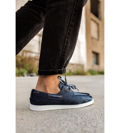 Knack Mevsimlik Keten Ayakkabı 008 Mavi Knack Mevsimlik Keten Ayakkabı 008 Mavi