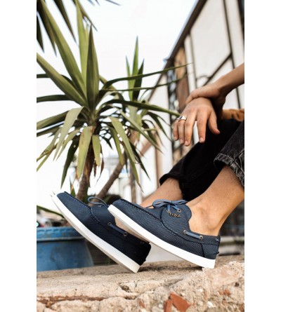 Knack Mevsimlik Keten Ayakkabı 008 Mavi Knack Mevsimlik Keten Ayakkabı 008 Mavi