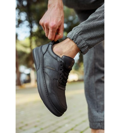 Knack Günlük Ayakkabı 707 Siyah (Siyah Taban) Knack Günlük Ayakkabı 707 Siyah (Siyah Taban)