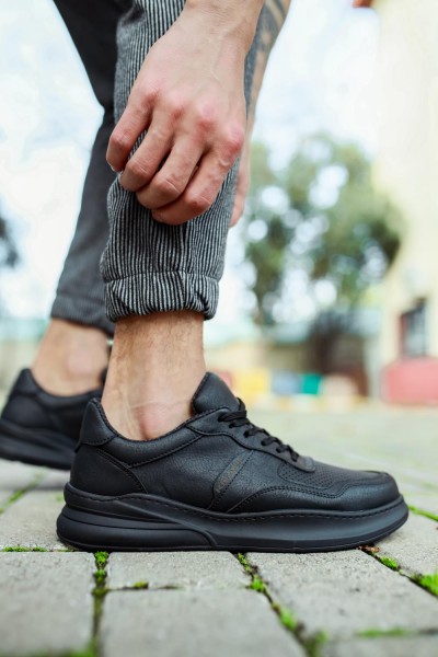 Knack Günlük Ayakkabı 707 Siyah (Siyah Taban)