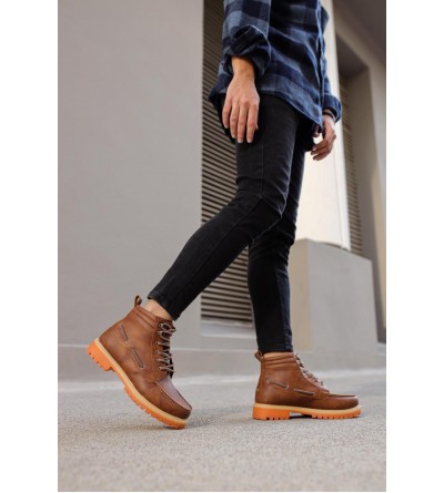 Knack Yüksek Taban Ayakkabı B-020 Taba Knack Yüksek Taban Ayakkabı B-020 Taba