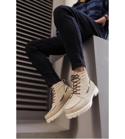 Knack Yüksek Taban Ayakkabı B-020 Taş Knack Yüksek Taban Ayakkabı B-020 Taş