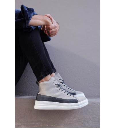 Knack Yüksek Taban Ayakkabı C-030 Taş Knack Yüksek Taban Ayakkabı C-030 Taş