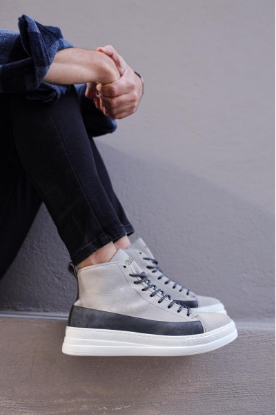 Knack Yüksek Taban Ayakkabı C-030 Taş