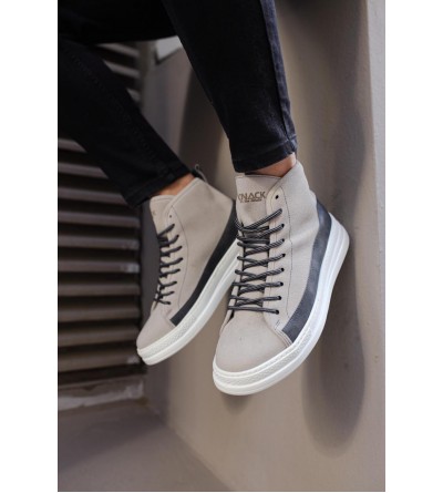 Knack Yüksek Taban Ayakkabı C-030 Taş Knack Yüksek Taban Ayakkabı C-030 Taş