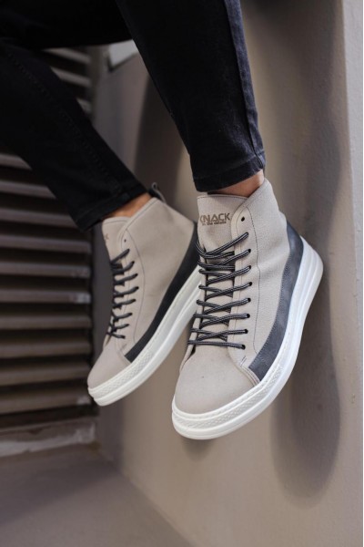 Knack Yüksek Taban Ayakkabı C-030 Taş
