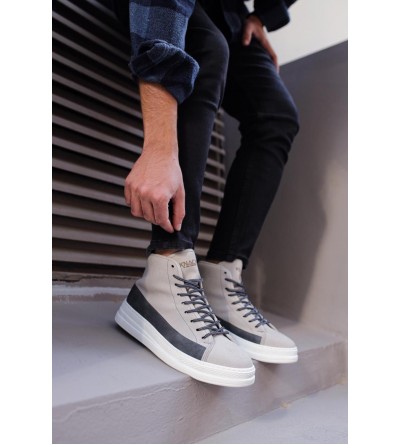 Knack Yüksek Taban Ayakkabı C-030 Taş Knack Yüksek Taban Ayakkabı C-030 Taş