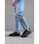 Knack Sneakers Ayakkabı 010 Siyah (Siyah Taban) Knack Sneakers Ayakkabı 010 Siyah (Siyah Taban)