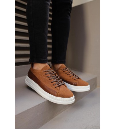 Knack Sneakers Ayakkabı 010 Taba Süet Knack Sneakers Ayakkabı 010 Taba Süet