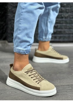 Knack Sneakers Ayakkabı 010 Vizon Süet