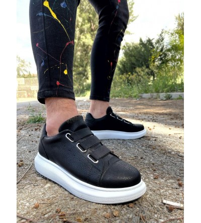 Knack Sneakers Ayakkabı 889 Siyah (Beyaz Taban) Knack Sneakers Ayakkabı 889 Siyah (Beyaz Taban)