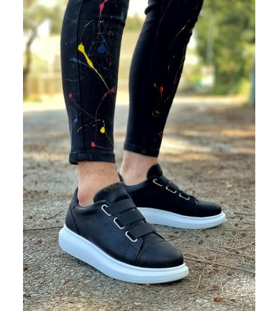 Knack Sneakers Ayakkabı 889 Siyah (Beyaz Taban) Knack Sneakers Ayakkabı 889 Siyah (Beyaz Taban)