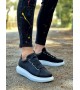 Knack Sneakers Ayakkabı 889 Siyah (Beyaz Taban) Knack Sneakers Ayakkabı 889 Siyah (Beyaz Taban)