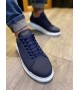 Knack Yüksek Taban Günlük Ayakkabı 045 Lacivert (Beyaz Taban) Knack Yüksek Taban Günlük Ayakkabı 045 Lacivert (Beyaz Taban)