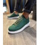 Knack Yüksek Taban Günlük Ayakkabı 045 Yeşil (Beyaz Taban) Knack Yüksek Taban Günlük Ayakkabı 045 Yeşil (Beyaz Taban)