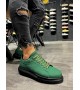 Knack Yüksek Taban Günlük Ayakkabı 045 Yeşil (Siyah Taban) Knack Yüksek Taban Günlük Ayakkabı 045 Yeşil (Siyah Taban)