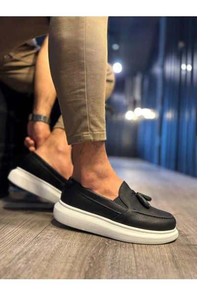 Knack Günlük Spor Klasik Ayakkabı 818 Siyah (Beyaz Taban)