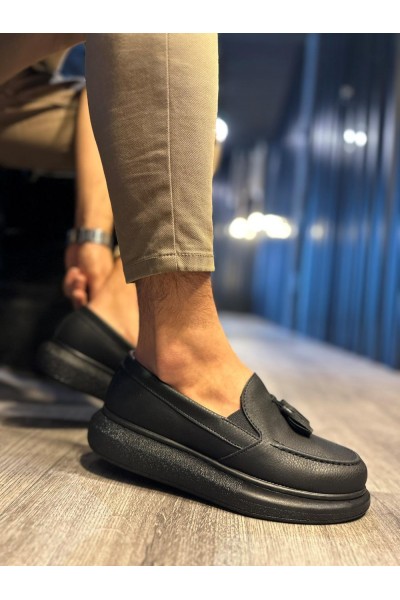 Knack Günlük Spor Klasik Ayakkabı 818 Siyah (Siyah Taban)