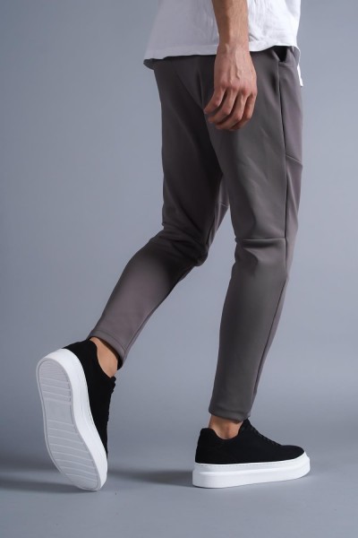 Knack Günlük Ayakkabı 421 Siyah Süet (Beyaz Taban)