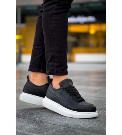 Knack Günlük Ayakkabı 814 Siyah (Beyaz Taban)