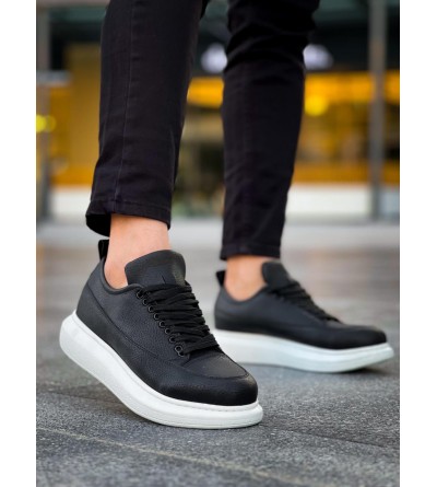 Knack Günlük Ayakkabı 814 Siyah (Beyaz Taban)