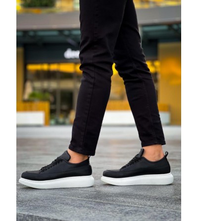 Knack Günlük Ayakkabı 814 Siyah (Beyaz Taban)