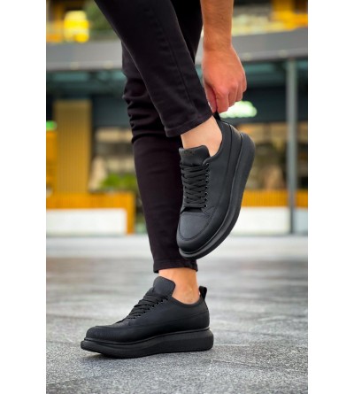 Knack Günlük Ayakkabı 814 Siyah (Siyah Taban)