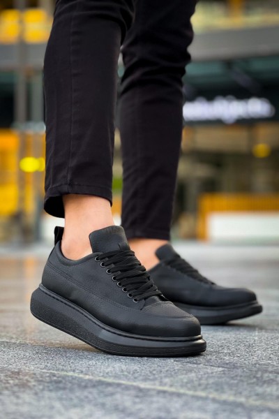 Knack Günlük Ayakkabı 814 Siyah (Siyah Taban)