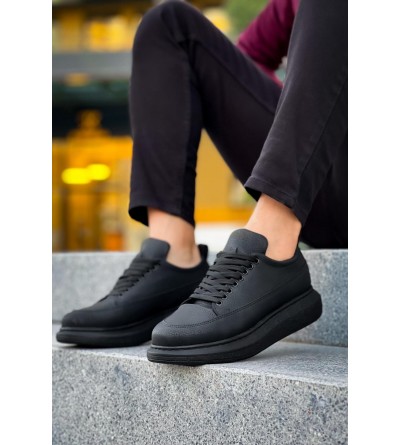 Knack Günlük Ayakkabı 814 Siyah (Siyah Taban)