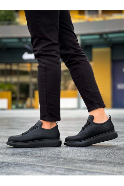 Knack Günlük Ayakkabı 814 Siyah (Siyah Taban)