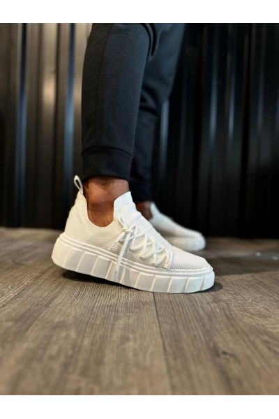 Knack Yüksek Taban Günlük Ayakkabı 1025 Beyaz