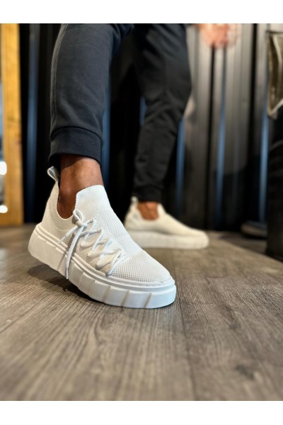 Knack Yüksek Taban Günlük Ayakkabı 1025 Beyaz