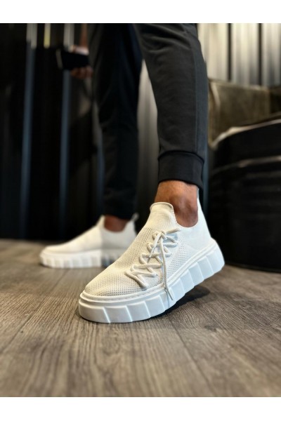 Knack Yüksek Taban Günlük Ayakkabı 1025 Beyaz