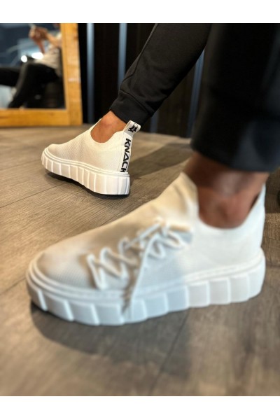 Knack Yüksek Taban Günlük Ayakkabı 1025 Beyaz
