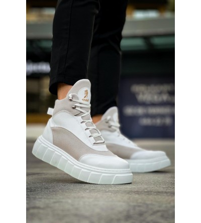 Knack Yüksek Taban Bot 104 Beyaz Knack Yüksek Taban Bot 104 Beyaz