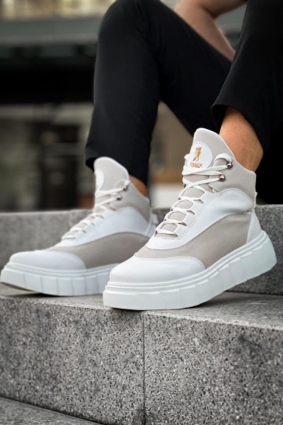 Knack Yüksek Taban Bot 104 Beyaz