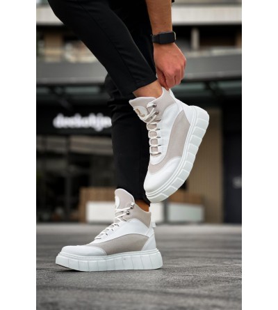 Knack Yüksek Taban Bot 104 Beyaz Knack Yüksek Taban Bot 104 Beyaz