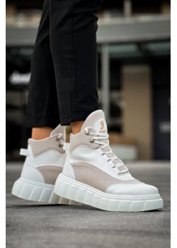 Knack Yüksek Taban Bot 104 Beyaz