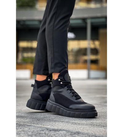 Knack Yüksek Taban Bot 104 Siyah (Siyah Taban)