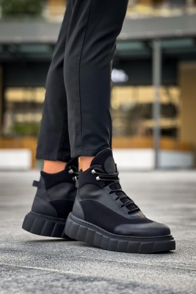 Knack Yüksek Taban Bot 104 Siyah (Siyah Taban)