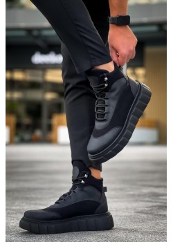 Knack Yüksek Taban Bot 104 Siyah (Siyah Taban)