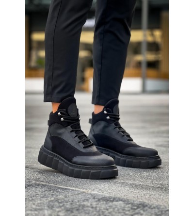 Knack Yüksek Taban Bot 104 Siyah (Siyah Taban)