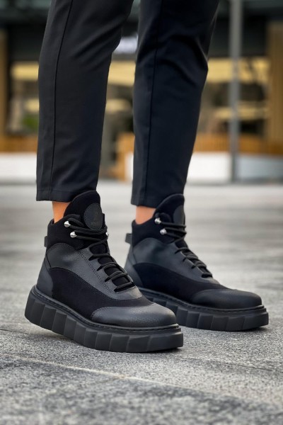 Knack Yüksek Taban Bot 104 Siyah (Siyah Taban)