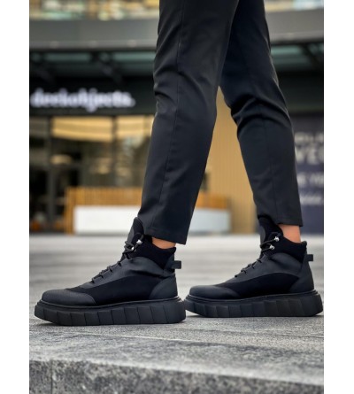 Knack Yüksek Taban Bot 104 Siyah (Siyah Taban)