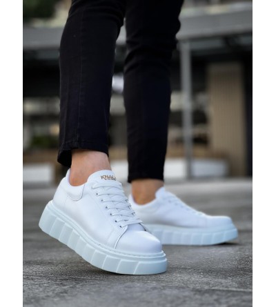 Knack Yüksek Taban Günlük  Ayakkabı 144  Beyaz